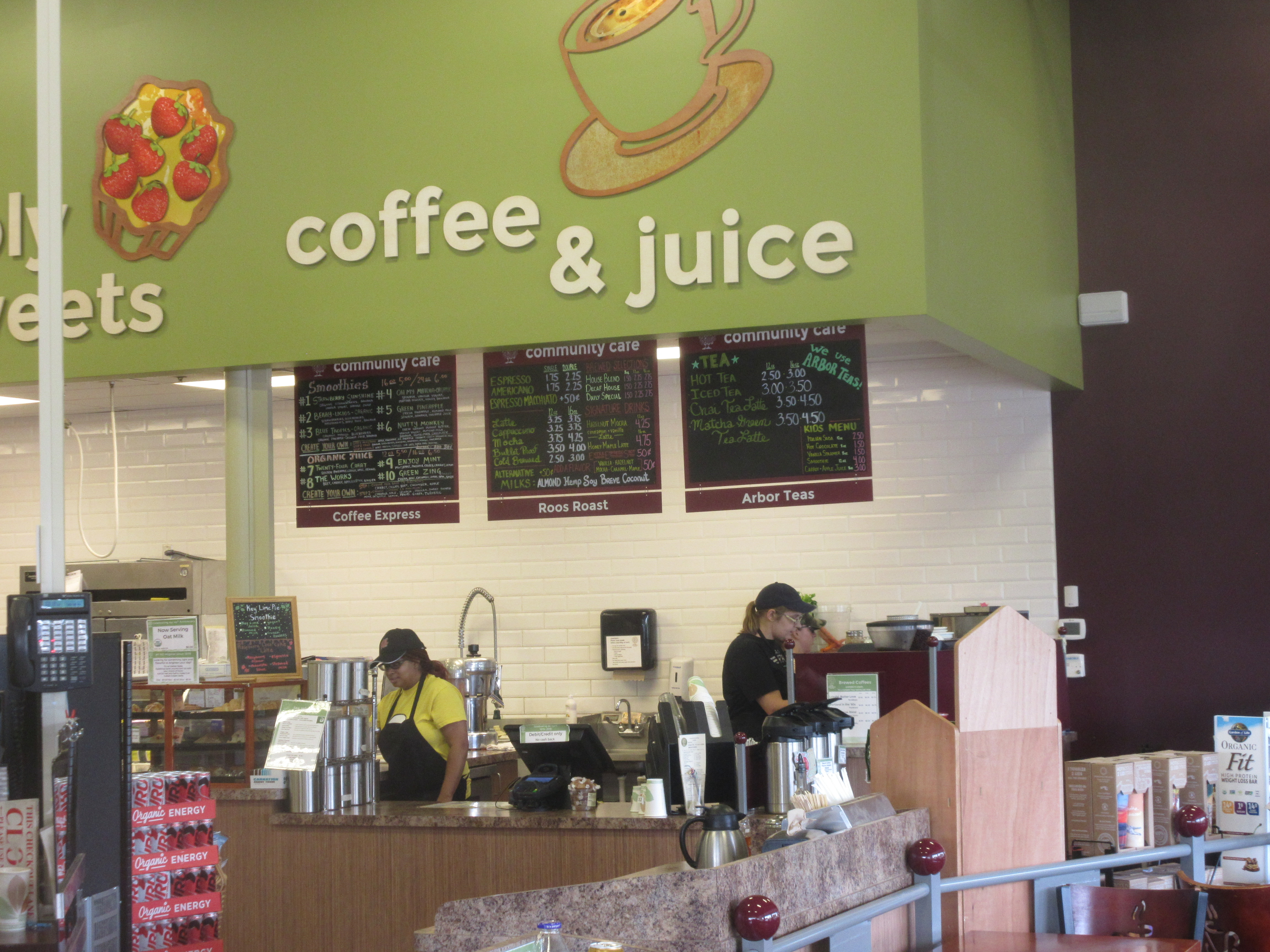 Juice Bar Inside Arbor Farms Market in Ann Arbor, MI